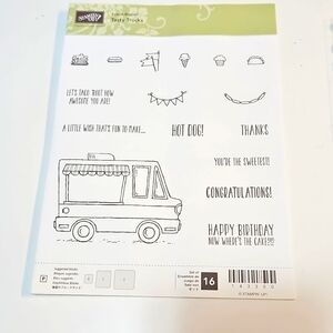 Tasty Trucks Photopolymer clear stamp set